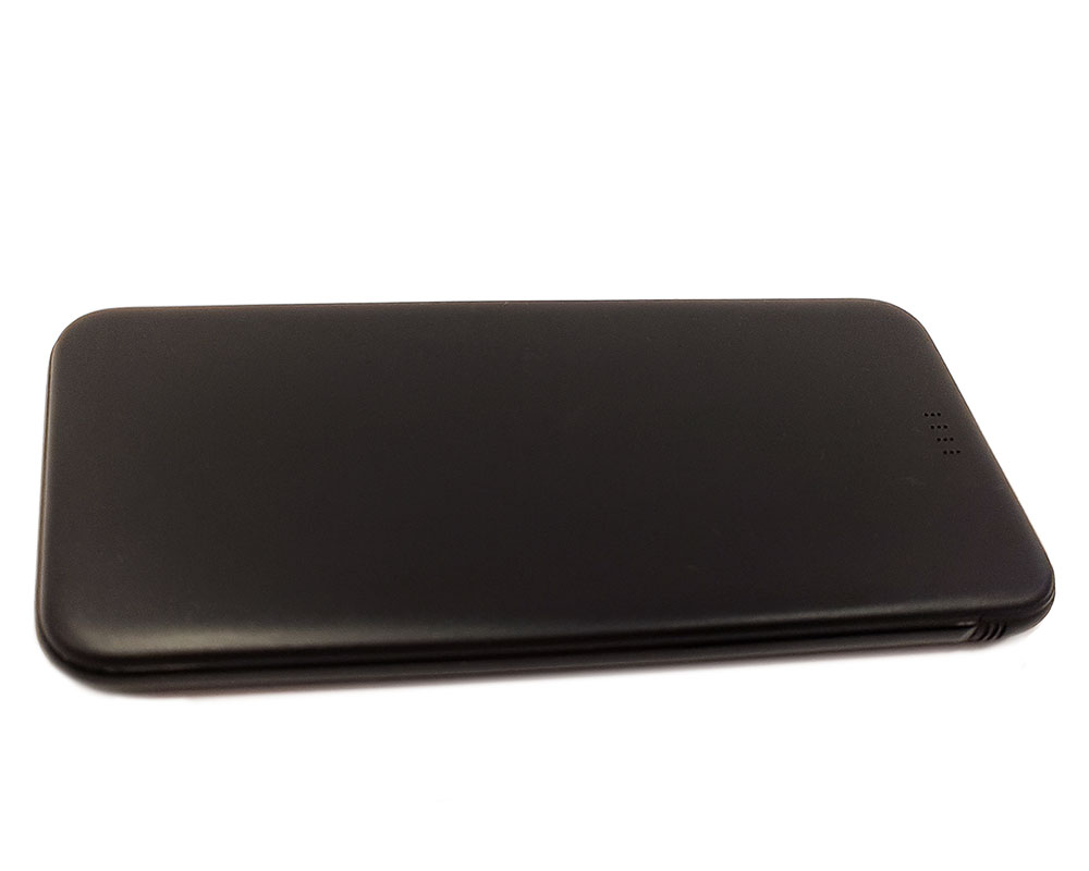 Power Bank с логотипом черный